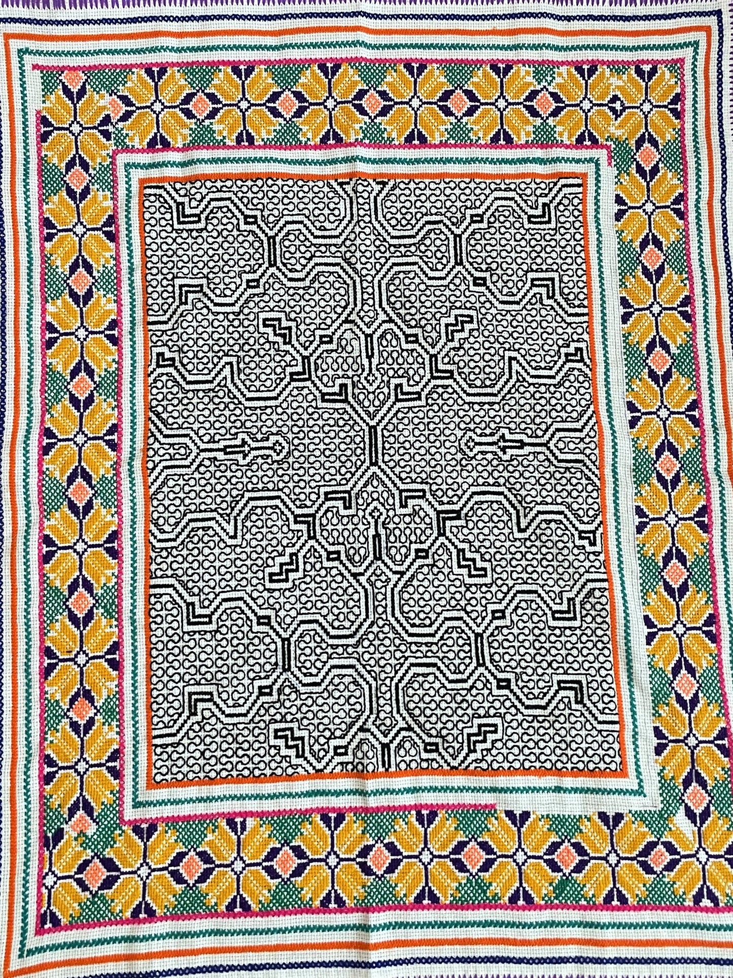 Shipibo Embroidery (Rectangle)