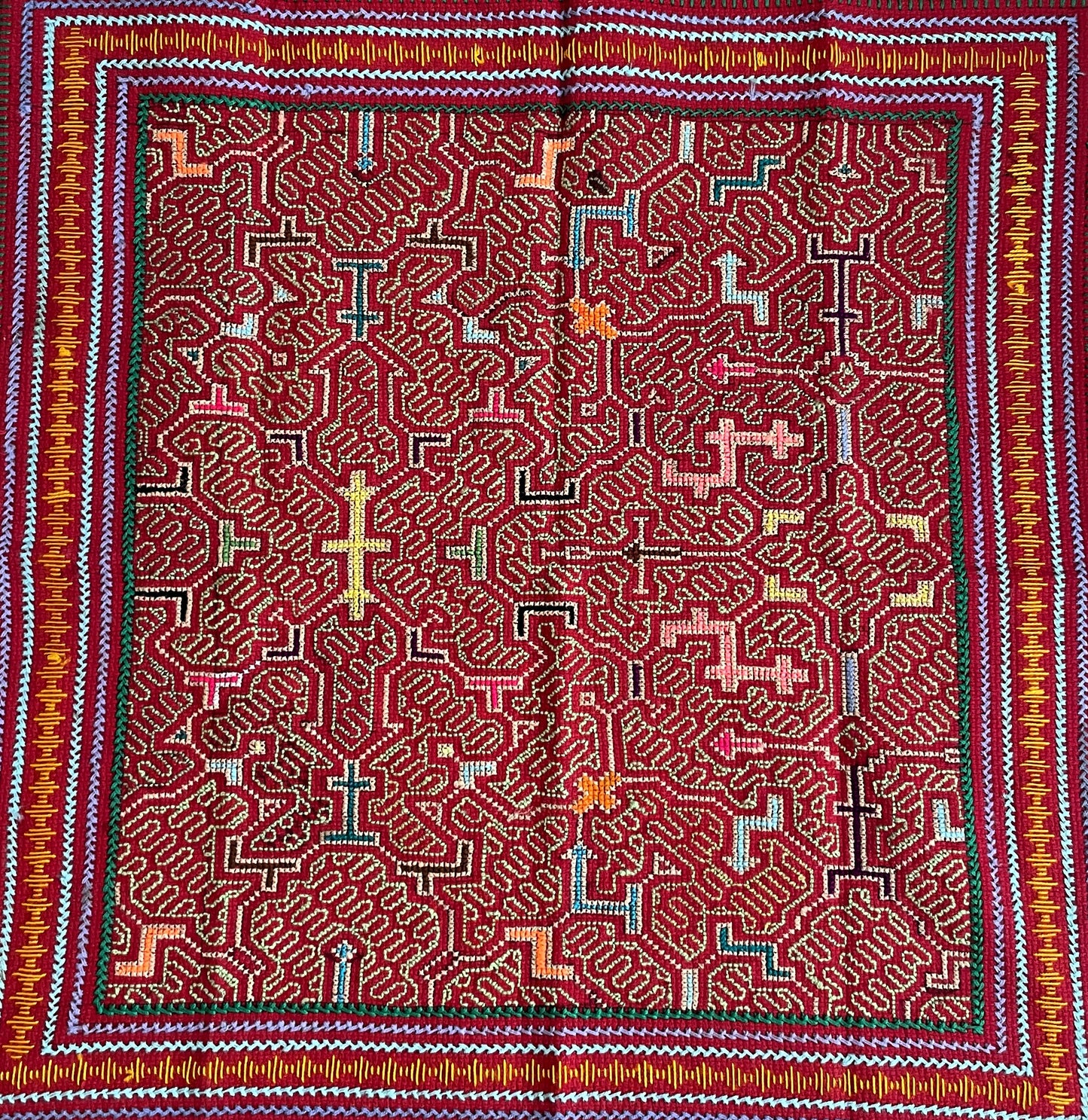 Shipibo Embroidery (Rectangle)